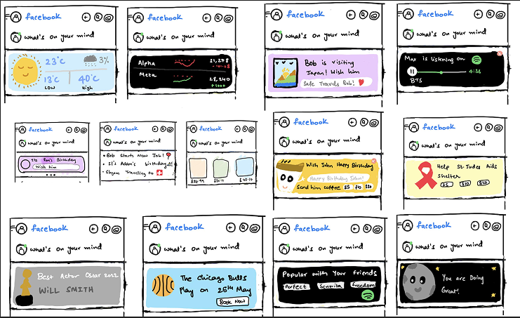 Reinventing Facebook's Home - UX Case Study